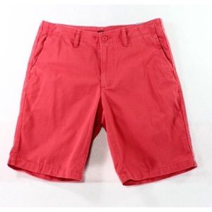 Red Khaki Shorts